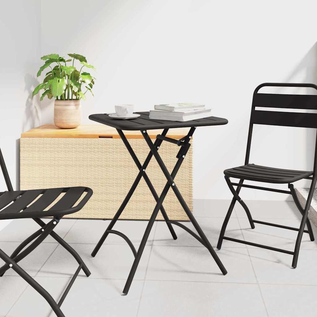 Bistrobord Antracit 55 x 55 x 72,5 cm Pulverlakeret stål billede