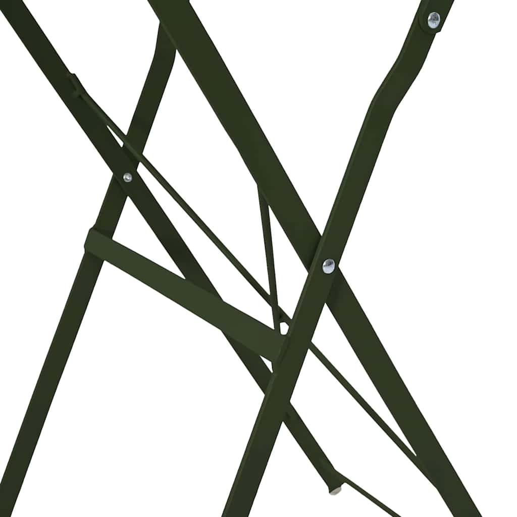 Bistrobord Mørkegrøn Ø 50 x 71 cm Pulverlakeret stål