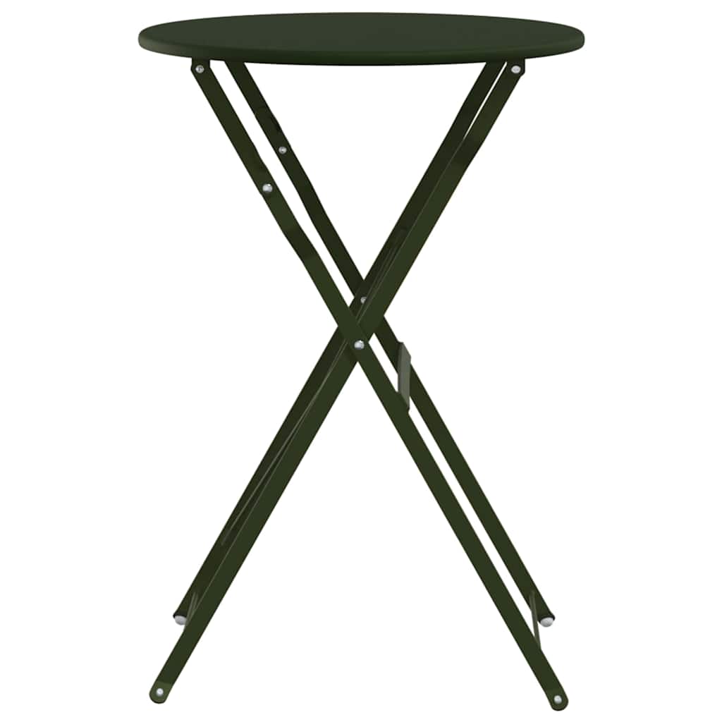 Bistrobord Mørkegrøn Ø 50 x 71 cm Pulverlakeret stål