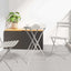 Bistrobord Beige Ø 50 x 71 cm Pulverlakeret stål