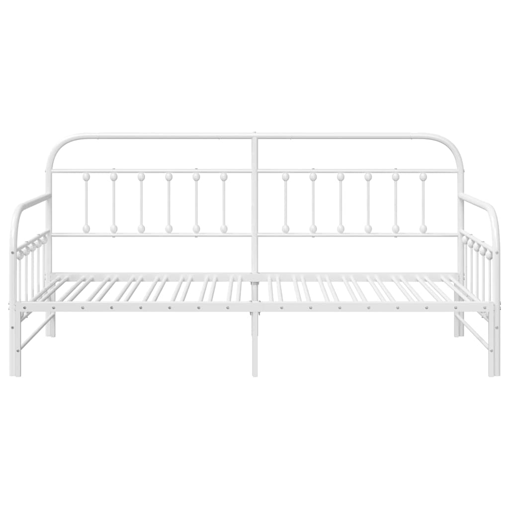 Dagsengramme Hvid 107 x 203 cm Pulverlakeret stål