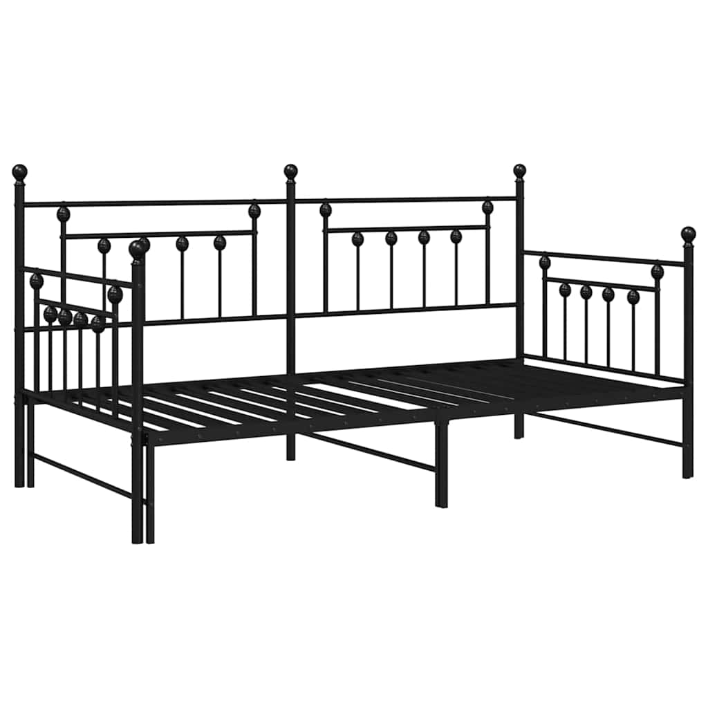 Dagsengramme Sort 107 x 203 cm Stål