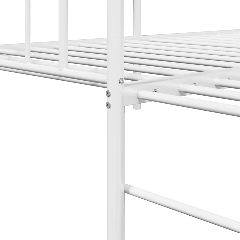 Dagsengramme Hvid 90 x 190 cm Stål