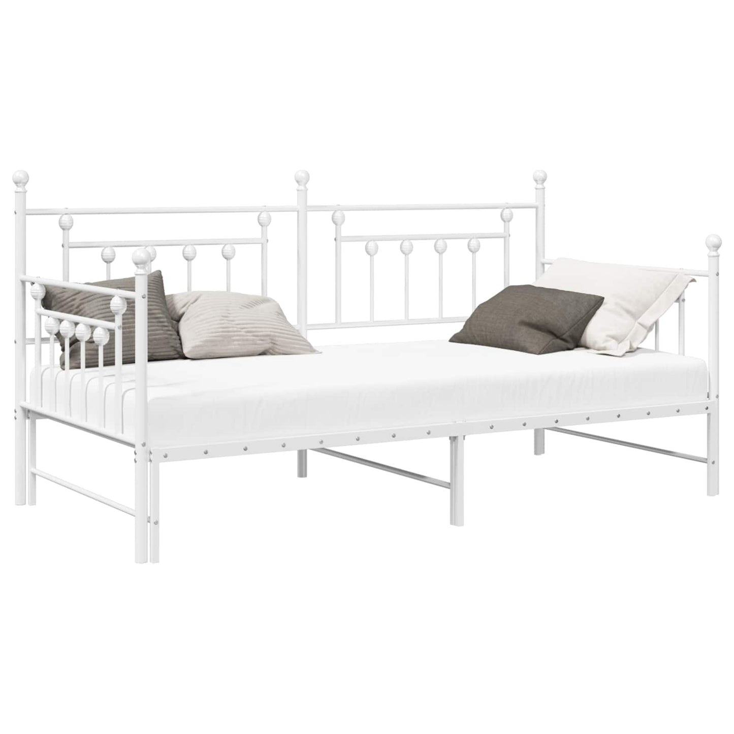 Dagsengramme Hvid 90 x 190 cm Stål