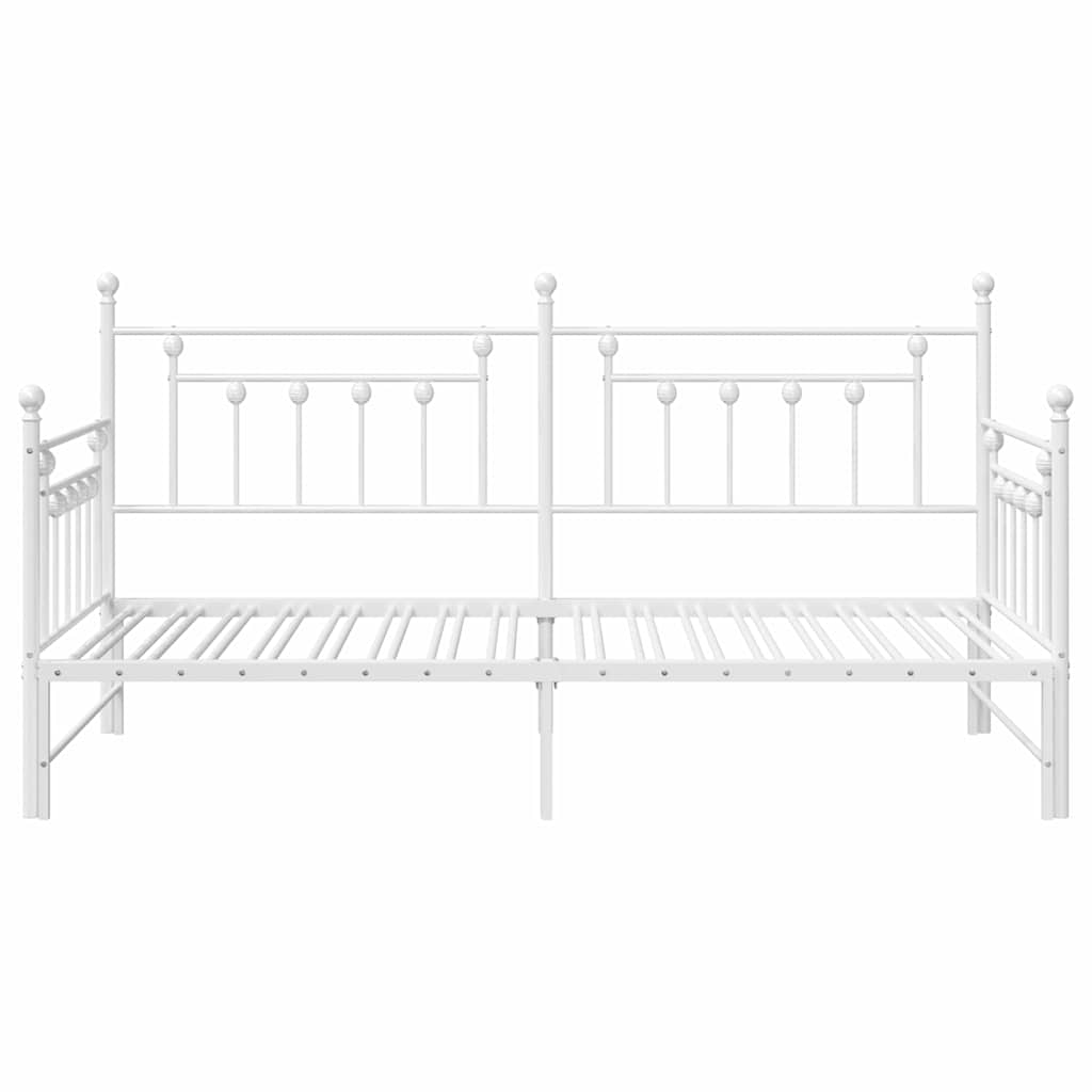 Dagsengramme Hvid 90 x 190 cm Stål