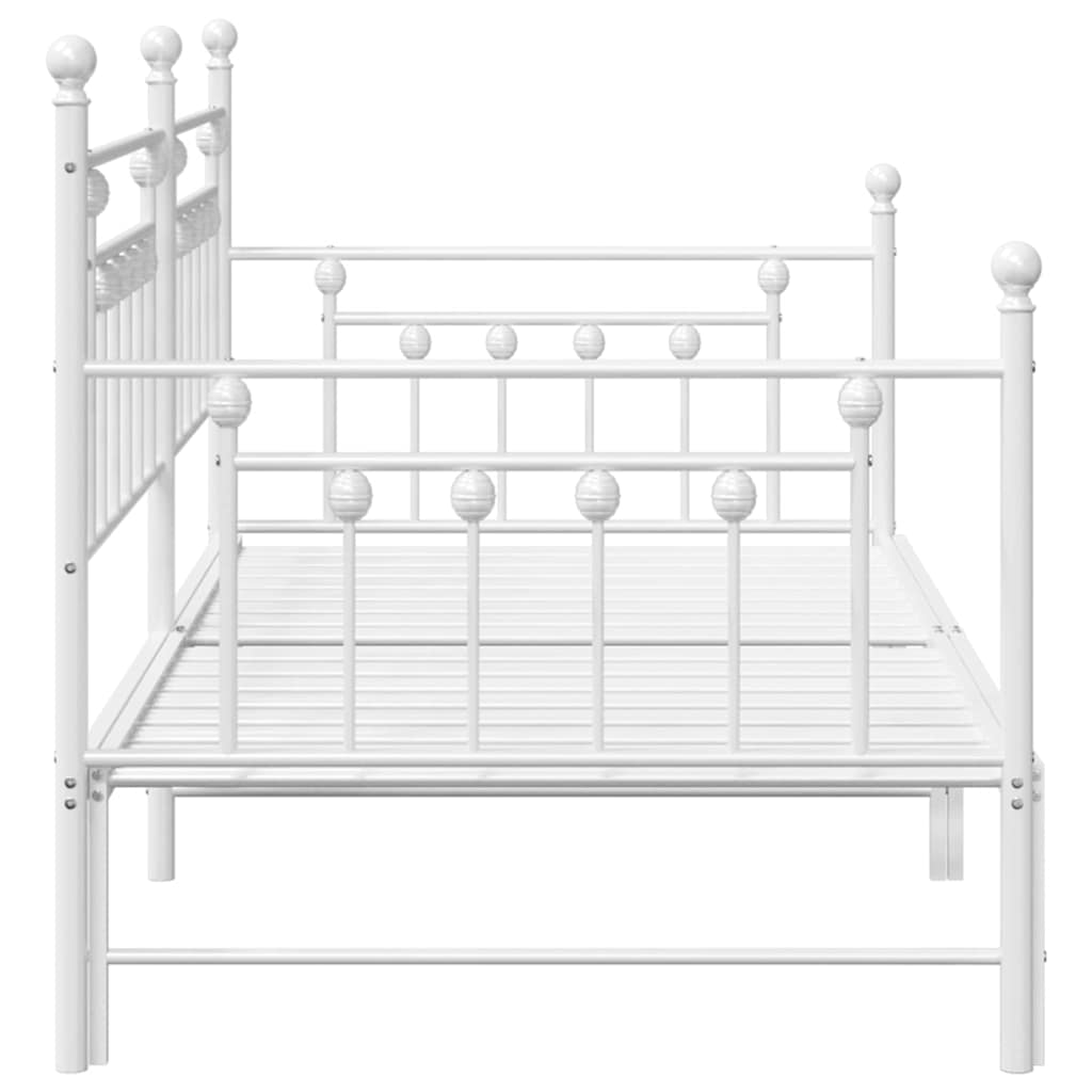 Dagsengramme Hvid 90 x 190 cm Stål
