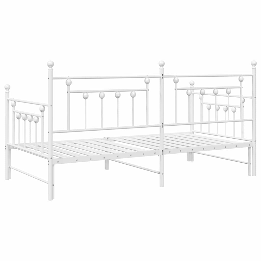 Dagsengramme Hvid 90 x 200 cm Stål