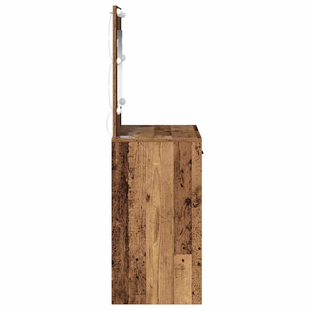Klædeskab Gammelt træ 78,5 x 41 x 135 cm Konstrueret træ