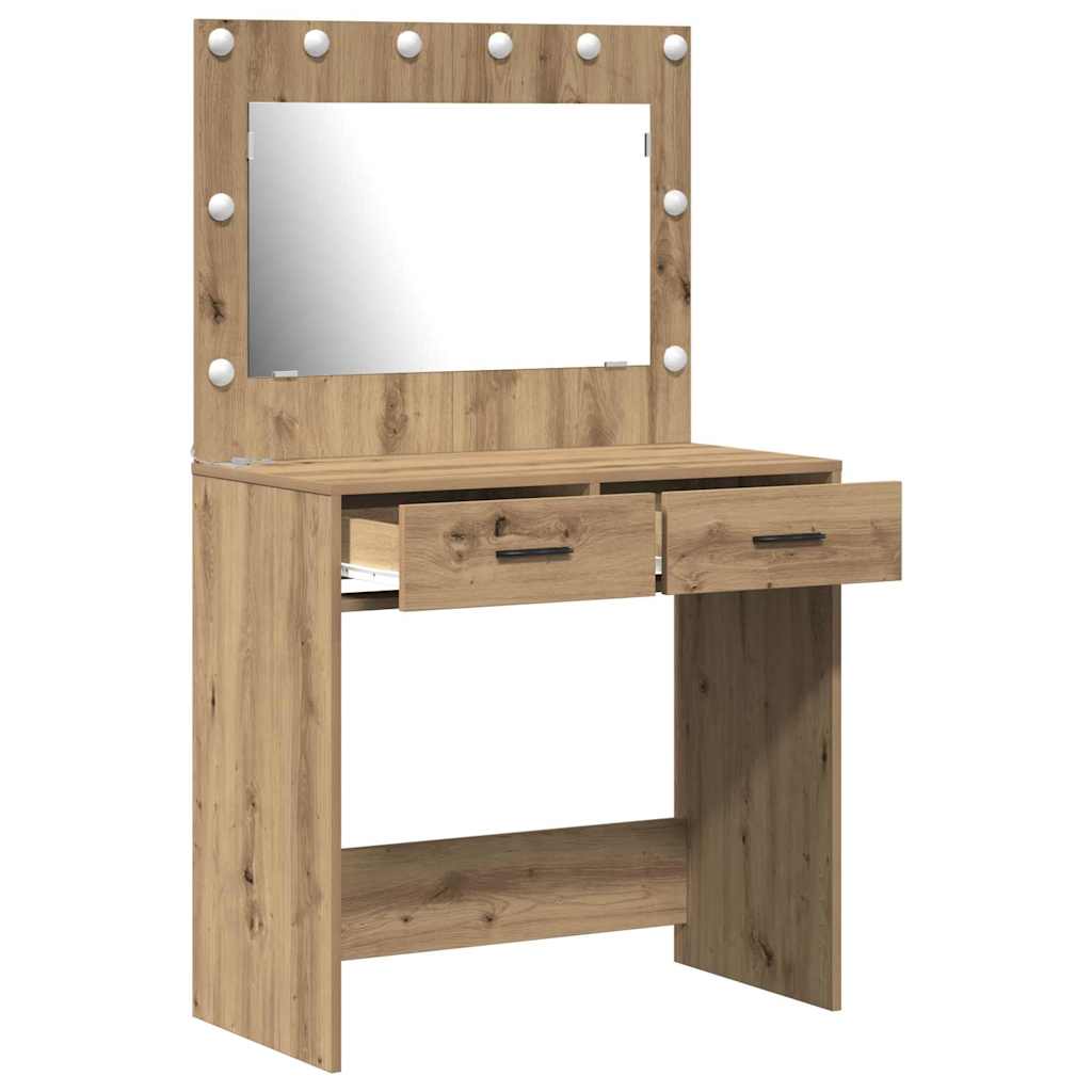 Klædeskab Artisan Egetræ 78,5 x 41 x 135 cm Konstrueret træ