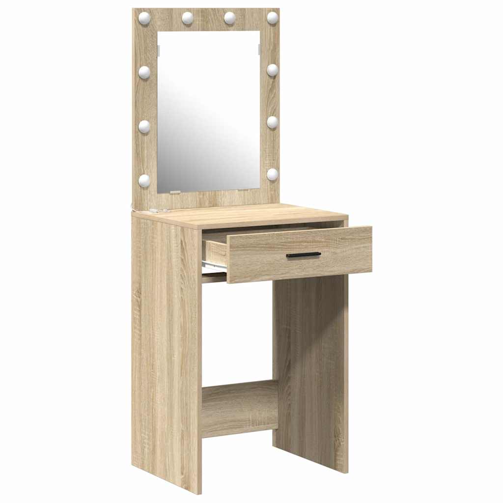 Klædeskab med skuffe Sonoma eg 50 x 41 x 135 cm Konstrueret træ
