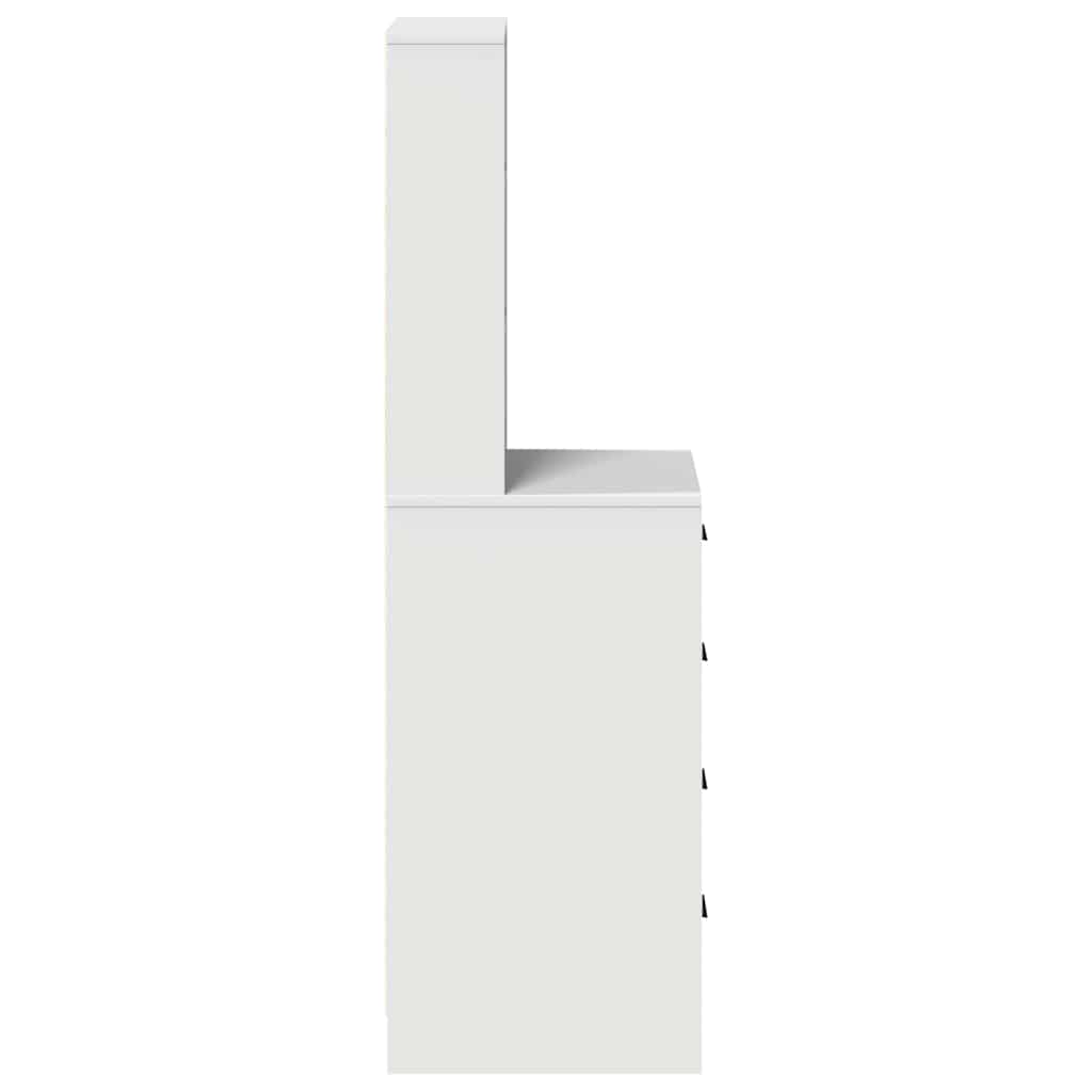 Highboard Hvid 40 x 41 x 135 cm Konstrueret træ