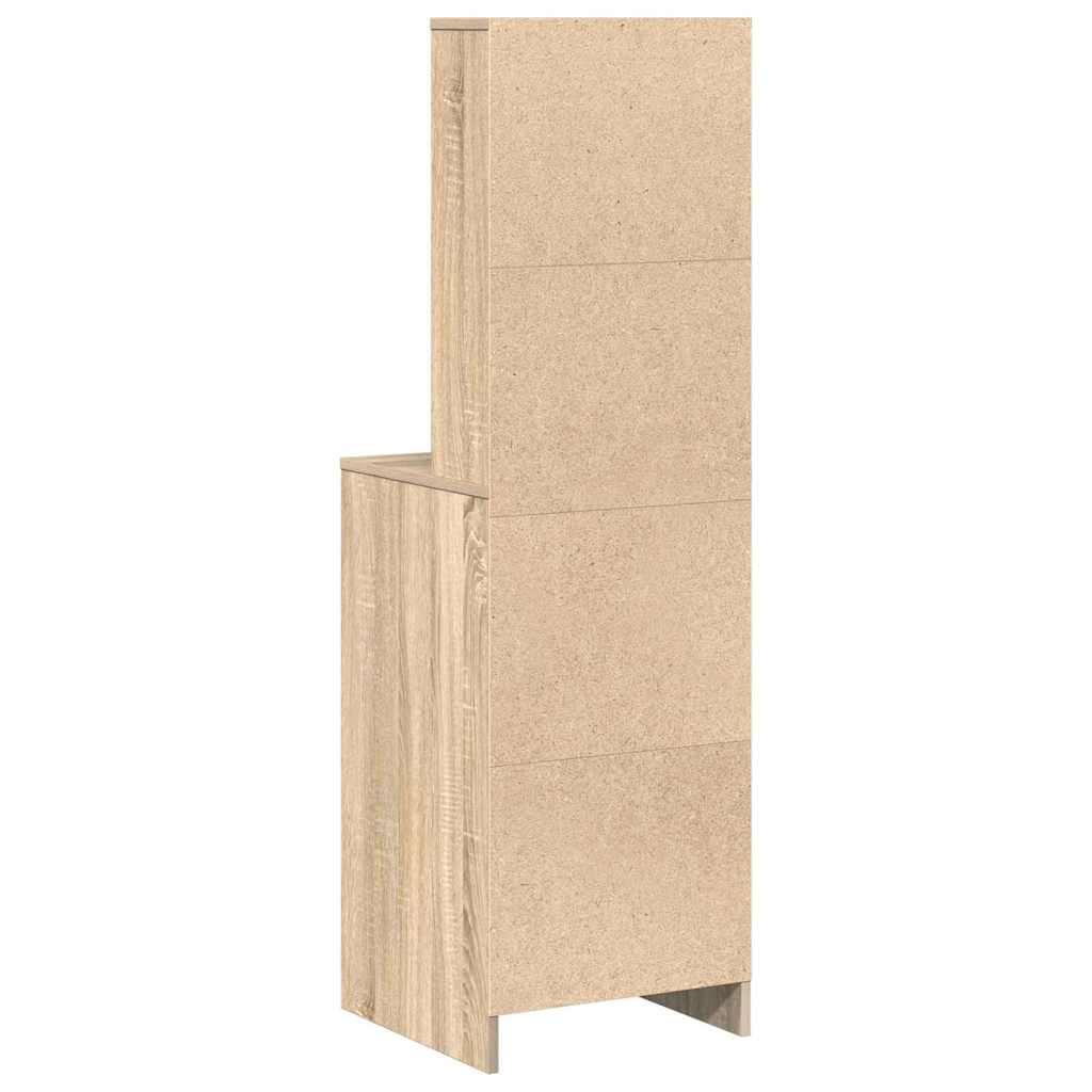Highboard Sonoma-eg 40 x 41 x 135 cm Konstrueret træ
