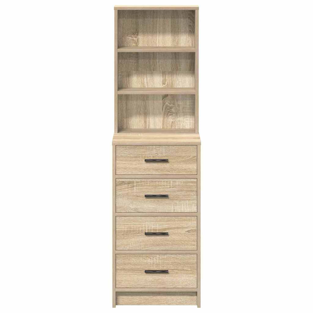 Highboard Sonoma-eg 40 x 41 x 135 cm Konstrueret træ