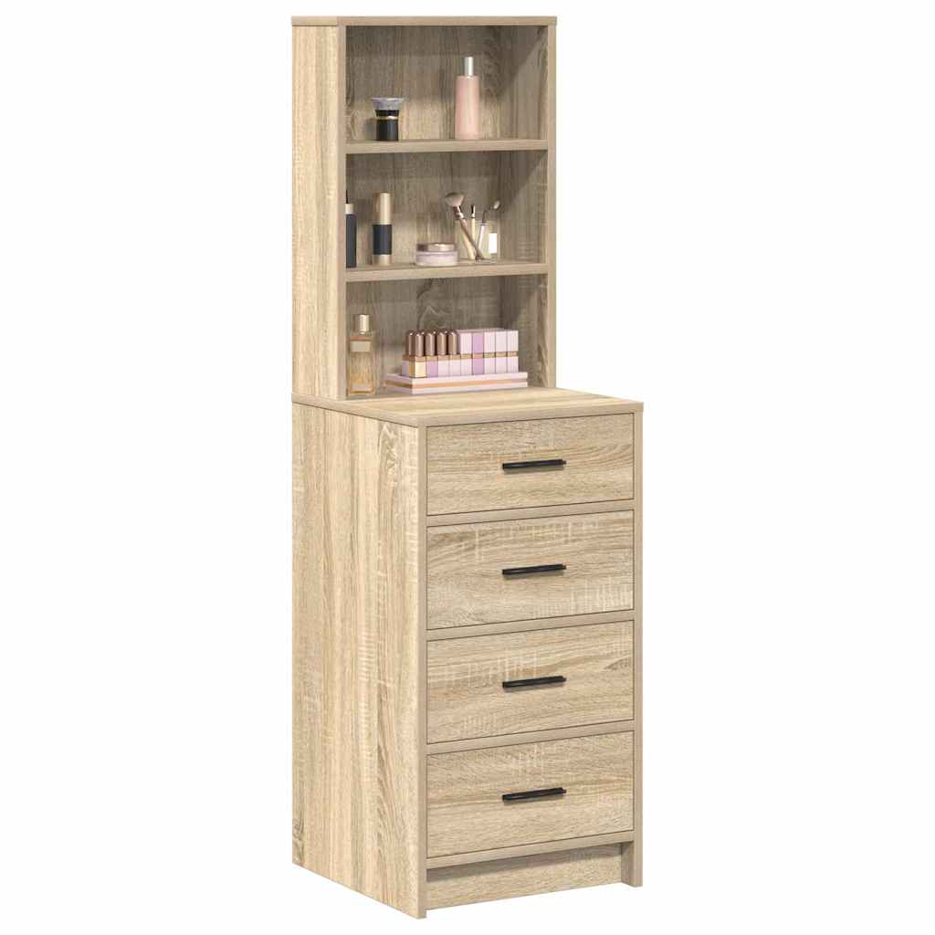 Highboard Sonoma-eg 40 x 41 x 135 cm Konstrueret træ
