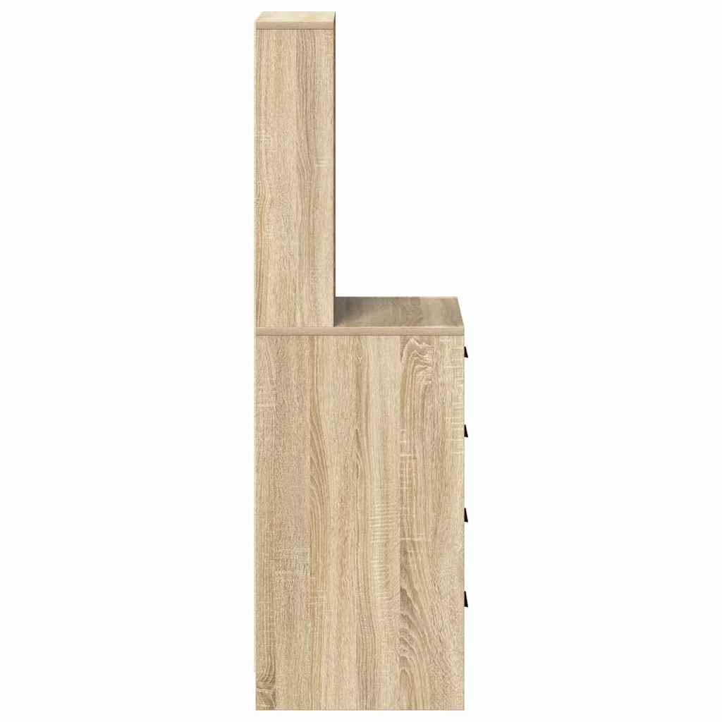 Highboard Sonoma-eg 40 x 41 x 135 cm Konstrueret træ