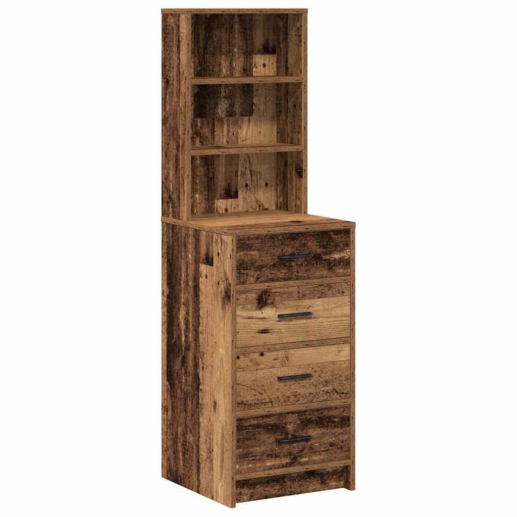 Highboard Gammelt træ 40 x 41 x 135 cm Konstrueret træ