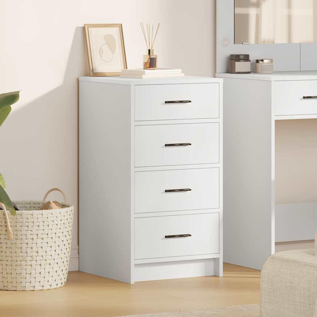 Sideboard Hvid 40 x 41 x 75 cm Konstrueret træ