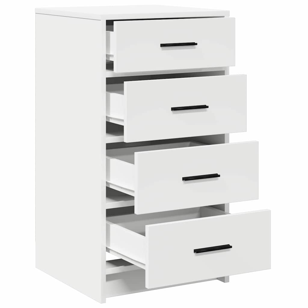 Sideboard Hvid 40 x 41 x 75 cm Konstrueret træ