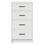 Sideboard Hvid 40 x 41 x 75 cm Konstrueret træ