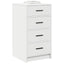 Sideboard Hvid 40 x 41 x 75 cm Konstrueret træ