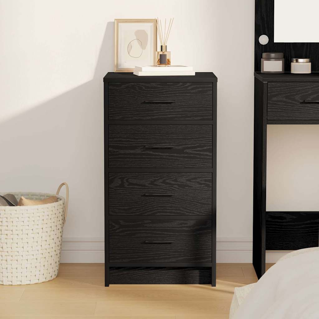 Sideboard Sort eg 40 x 41 x 75 cm Konstrueret træ