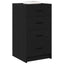 Sideboard Sort eg 40 x 41 x 75 cm Konstrueret træ