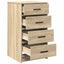 Sideboard Sonoma-eg 40 x 41 x 75 cm Konstrueret træ