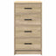 Sideboard Sonoma-eg 40 x 41 x 75 cm Konstrueret træ