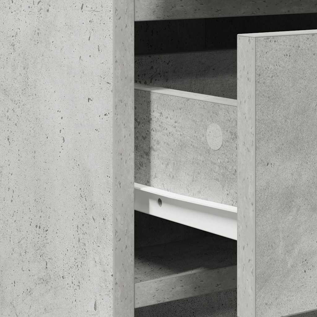 Sideboard Betongrå 40 x 41 x 75 cm Konstrueret træ
