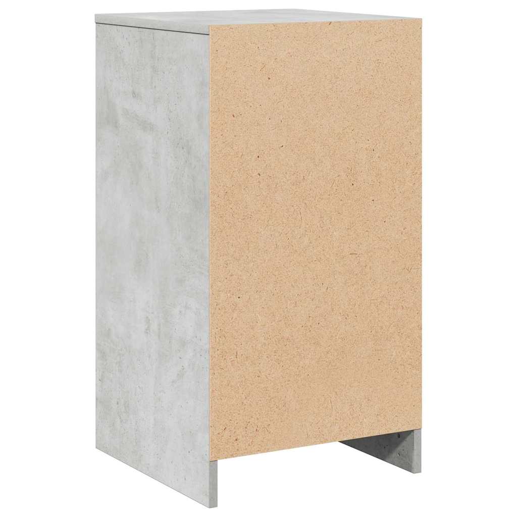 Sideboard Betongrå 40 x 41 x 75 cm Konstrueret træ
