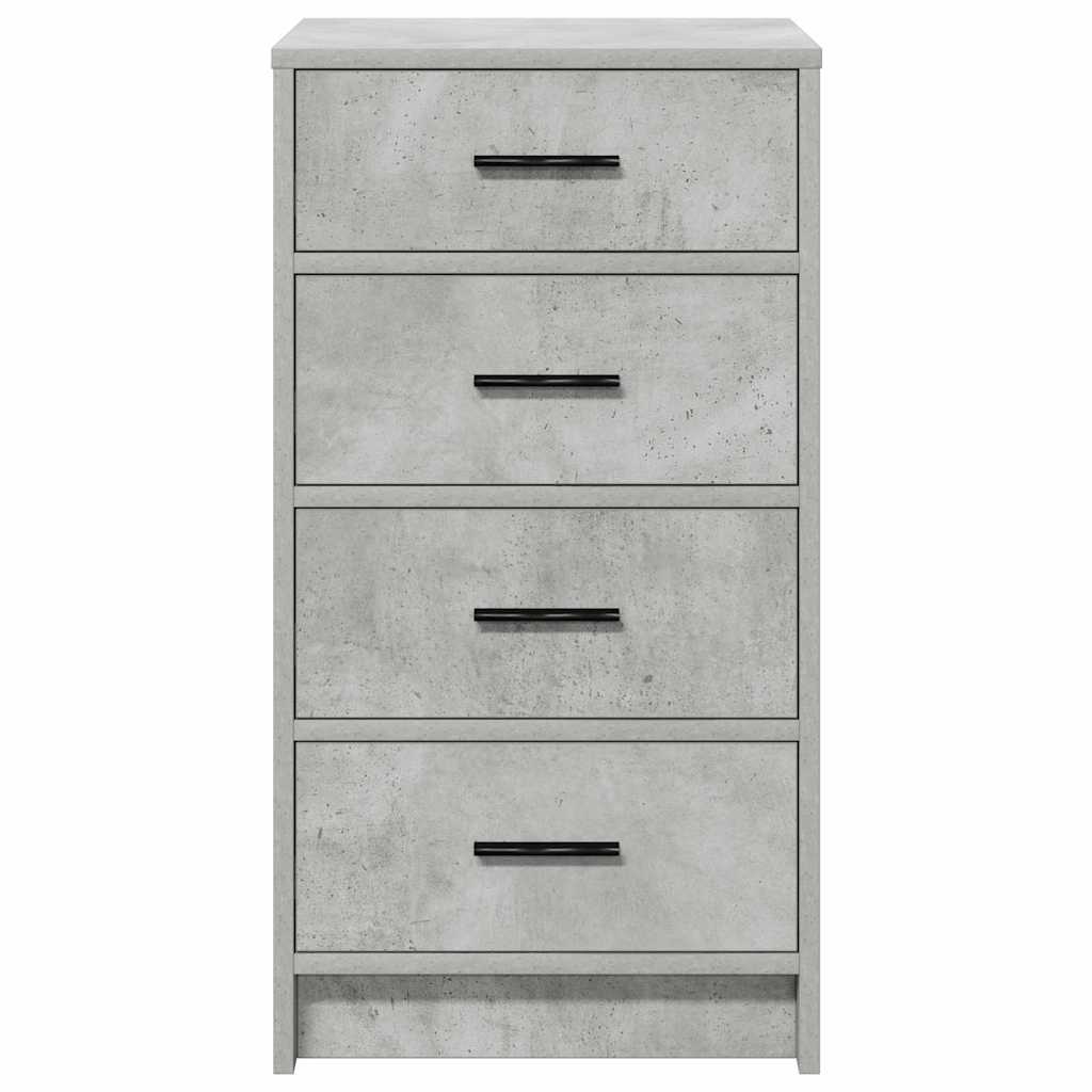 Sideboard Betongrå 40 x 41 x 75 cm Konstrueret træ