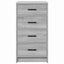 Sideboard Grå sonoma-eg 40 x 41 x 75 cm Konstrueret træ