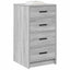 Sideboard Grå sonoma-eg 40 x 41 x 75 cm Konstrueret træ