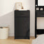 Sideboard med skuffe Sort eg 40 x 40.5 x 75 cm Konstrueret træ