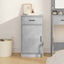 Sideboard Beton Grå 40 x 40.5 x 75 cm Konstrueret træ