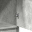 Highboard Beton Grå 40 x 40,5 x 135 cm Konstrueret træ