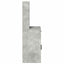 Highboard Beton Grå 40 x 40,5 x 135 cm Konstrueret træ