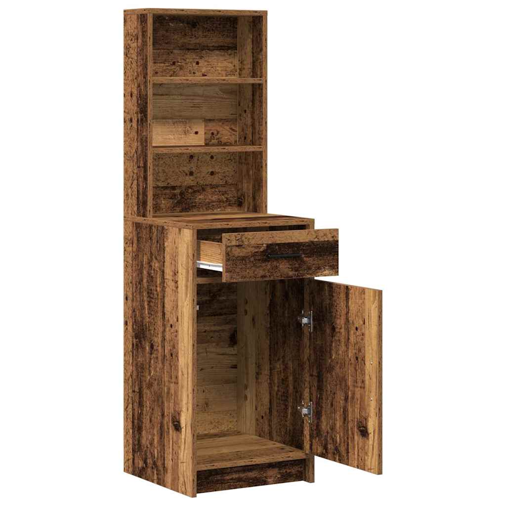Highboard Gammelt træ 40 x 40,5 x 135 cm Konstrueret træ