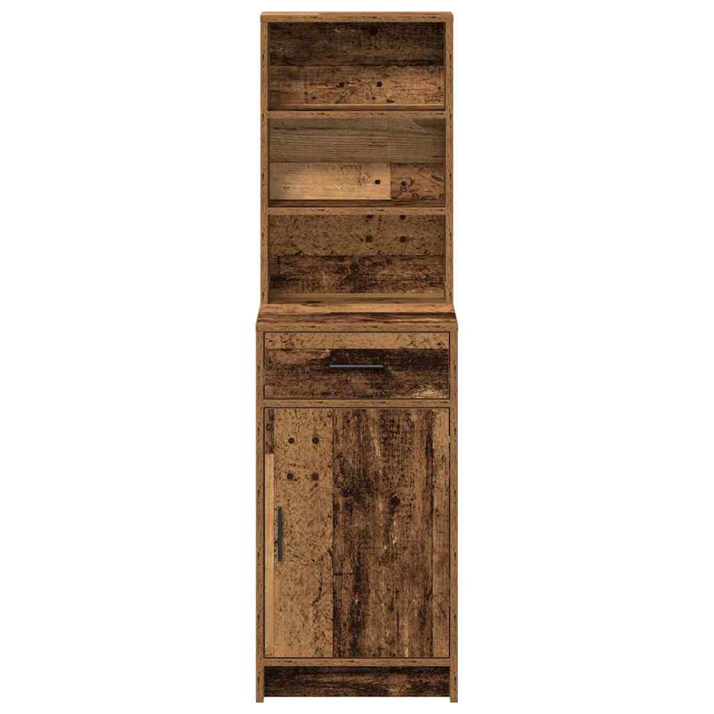 Highboard Gammelt træ 40 x 40,5 x 135 cm Konstrueret træ