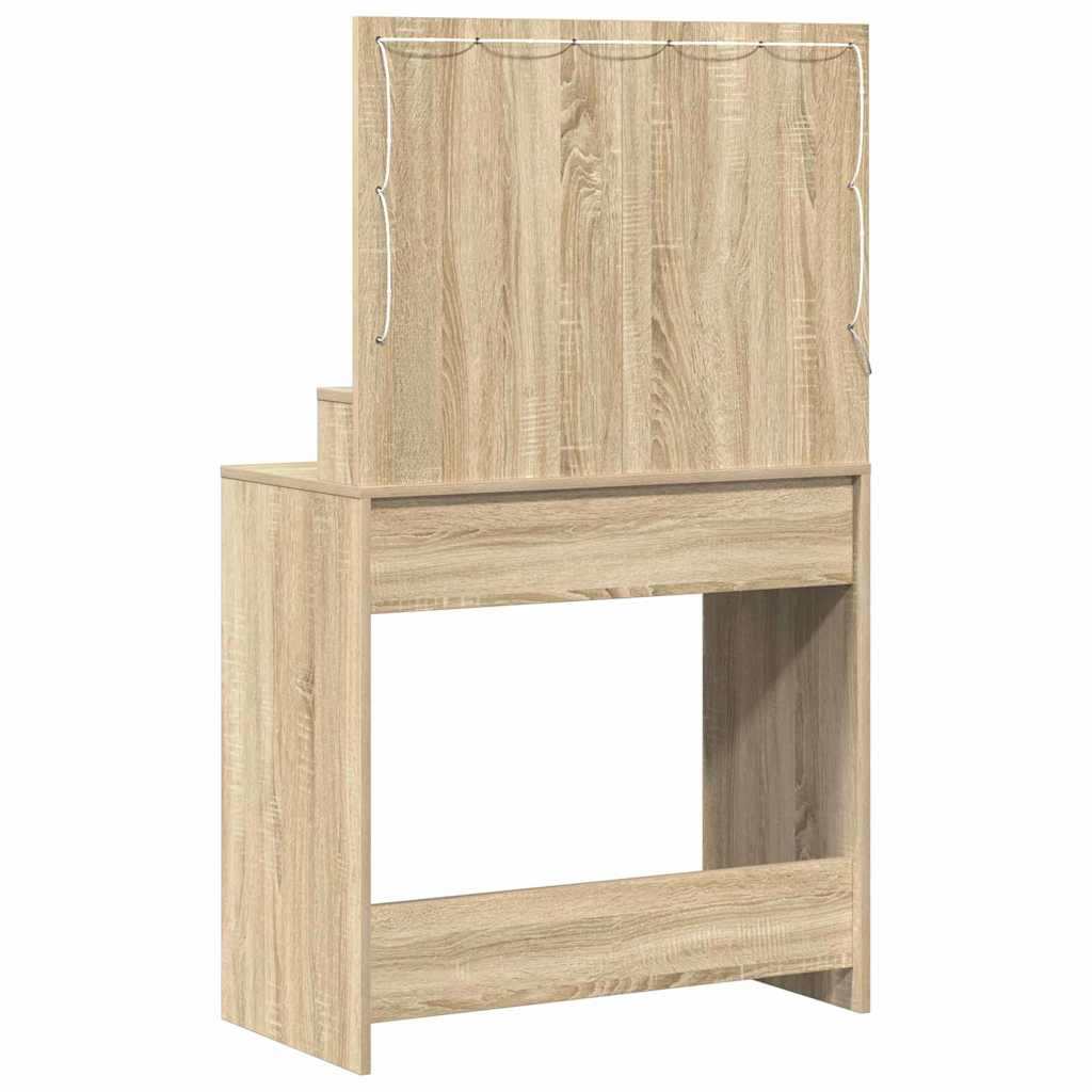 Klædeskab Sonoma eg 79 x 41 x 135 cm Konstrueret træ