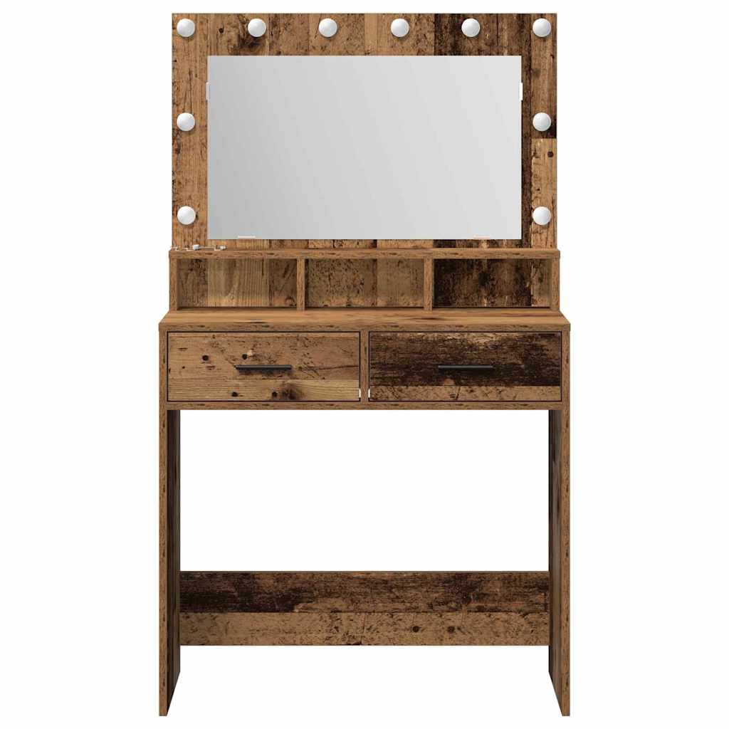 Klædeskab Gammelt træ 79 x 41 x 135 cm Konstrueret træ