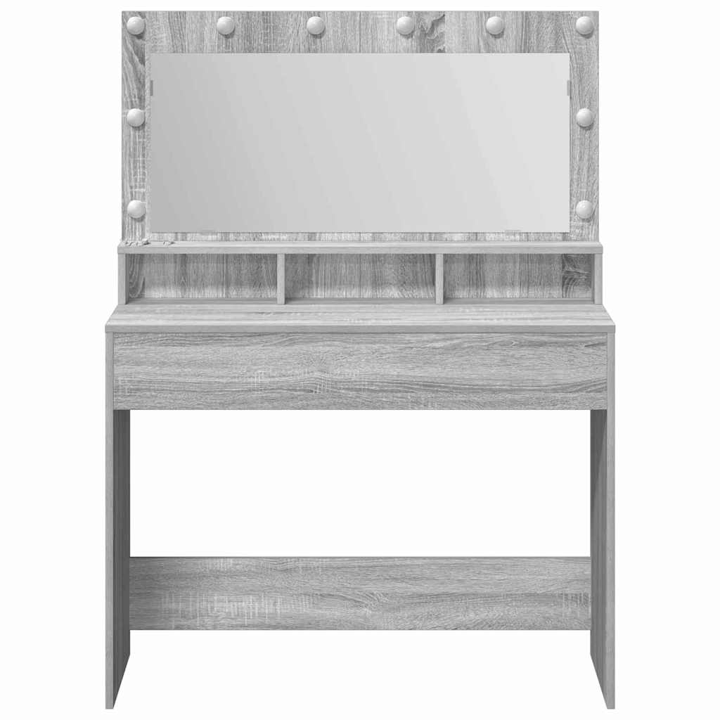 Klædeskab Grå Sonoma 100 x 41 x 135 cm Konstrueret træ