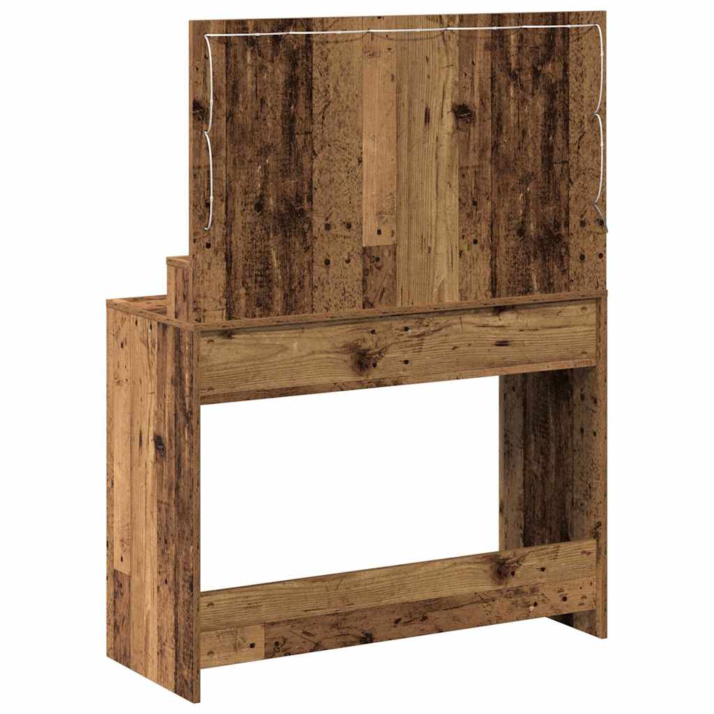 Klædeskab Gammelt træ 100 x 41 x 135 cm Konstrueret træ