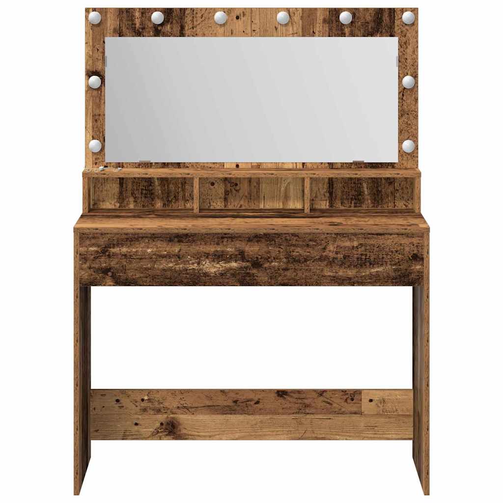 Klædeskab Gammelt træ 100 x 41 x 135 cm Konstrueret træ
