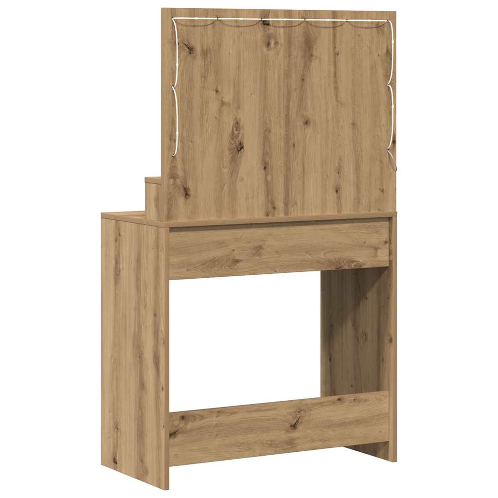 Klædeskab Artisan Egetræ 75,5 x 41 x 135 cm Konstrueret træ