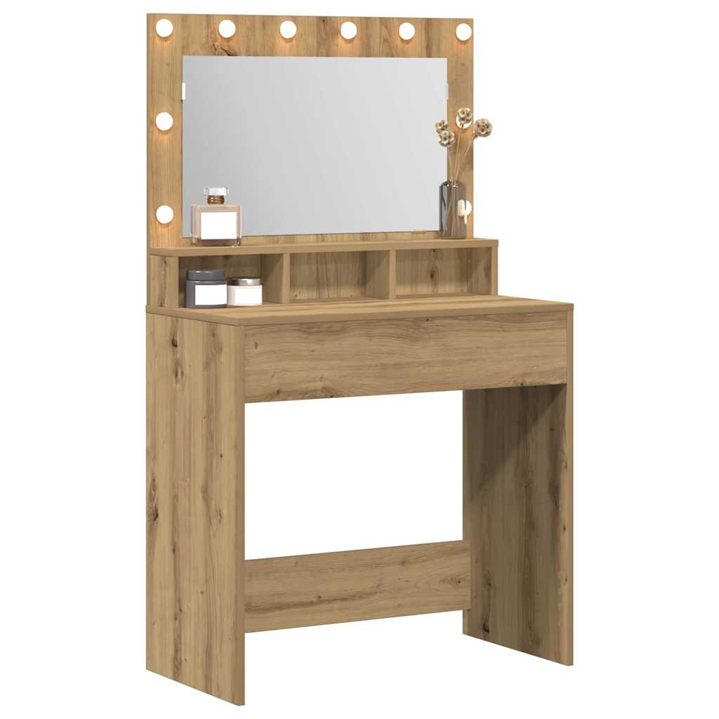 Klædeskab Artisan Egetræ 75,5 x 41 x 135 cm Konstrueret træ