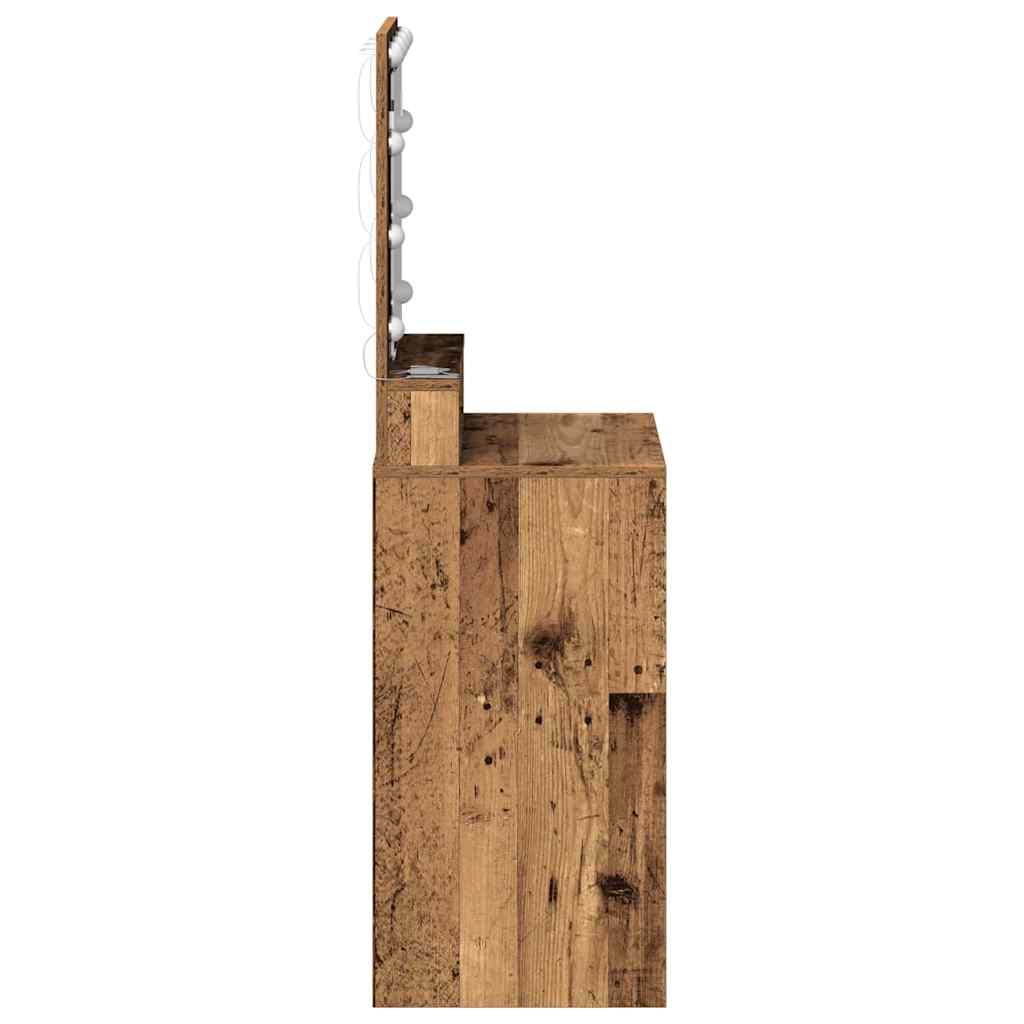 Klædeskab Gammelt træ 50 x 41 x 135 cm Konstrueret træ