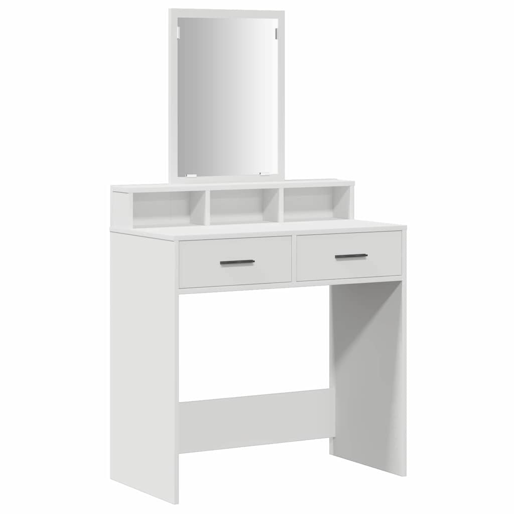 Klædeskab med skuffe Hvid 79 x 41 x 140 cm Konstrueret træ