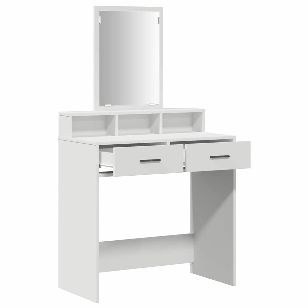 Klædeskab med skuffe Hvid 79 x 41 x 140 cm Konstrueret træ