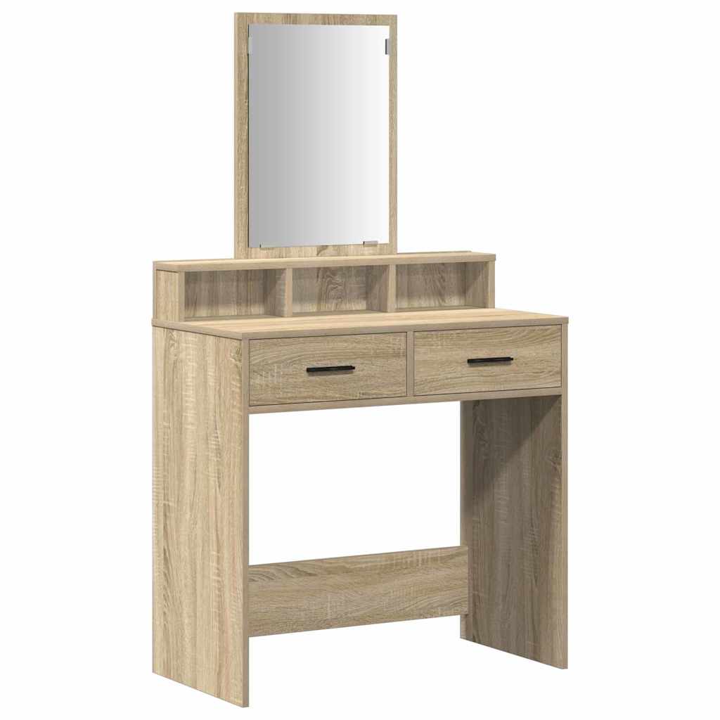 Klædeskab med skuffe Sonoma eg 79 x 41 x 140 cm Konstrueret træ